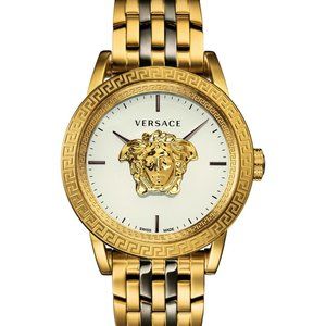 Versace Men's Gold 43mm Watch! New!